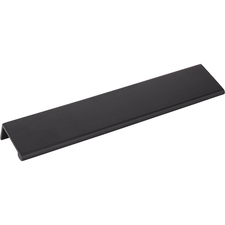 Elements 8" Overall Length Matte Black Edgefield Cabinet Tab Pull A500-8MB